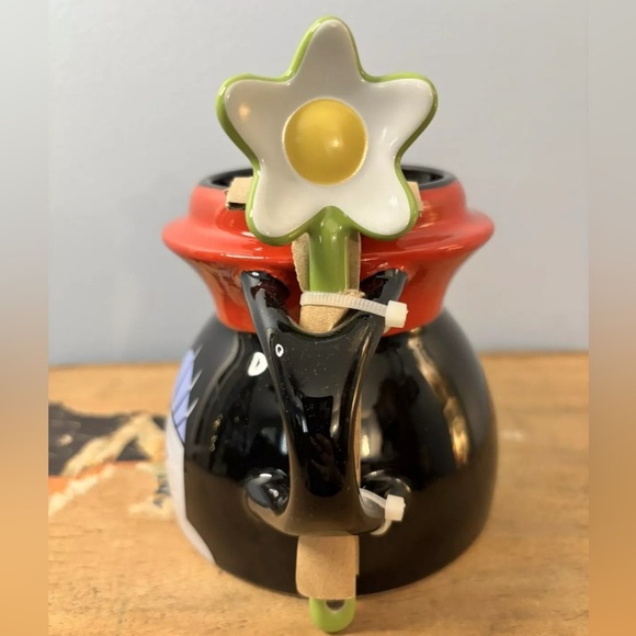 NEW!!! Disney Parks Minnie Mouse 17 oz Mug with Flower Spoon And Mickey Necklace - Picture 4 of 6